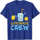 Lemonade Crew Lemon Boss Juice Stand Gift T-Shirt - T-Shirt | Royal