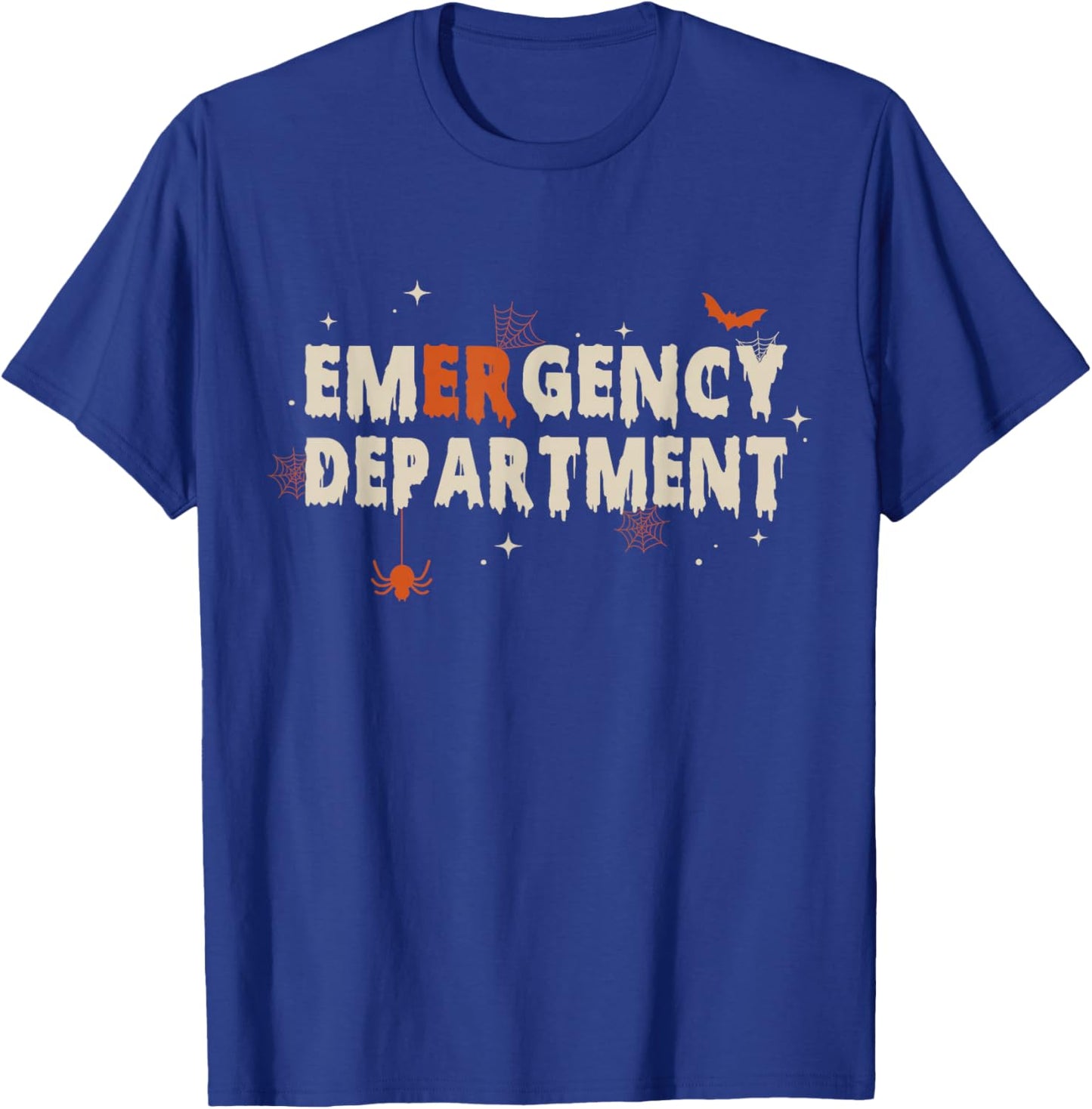Emergency Department Halloween Emergency Room Nursing Nurse T-Shirt - T-Shirt | Royal
