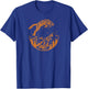 Jumping Fox Vintage Outdoor & Animal Lover T-Shirt - T-Shirt | Royal