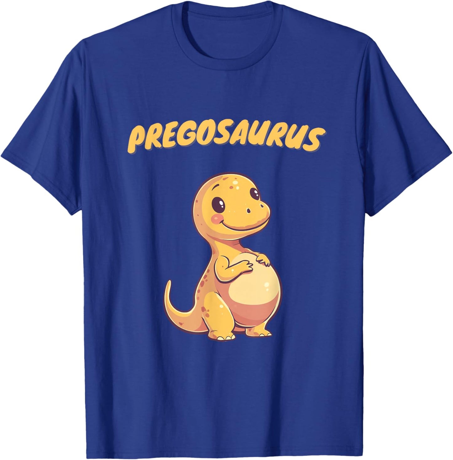 Pregosaurus Baby Ankündigung für Schwangere Dinosaurier T-Shirt - T-Shirt | Royal