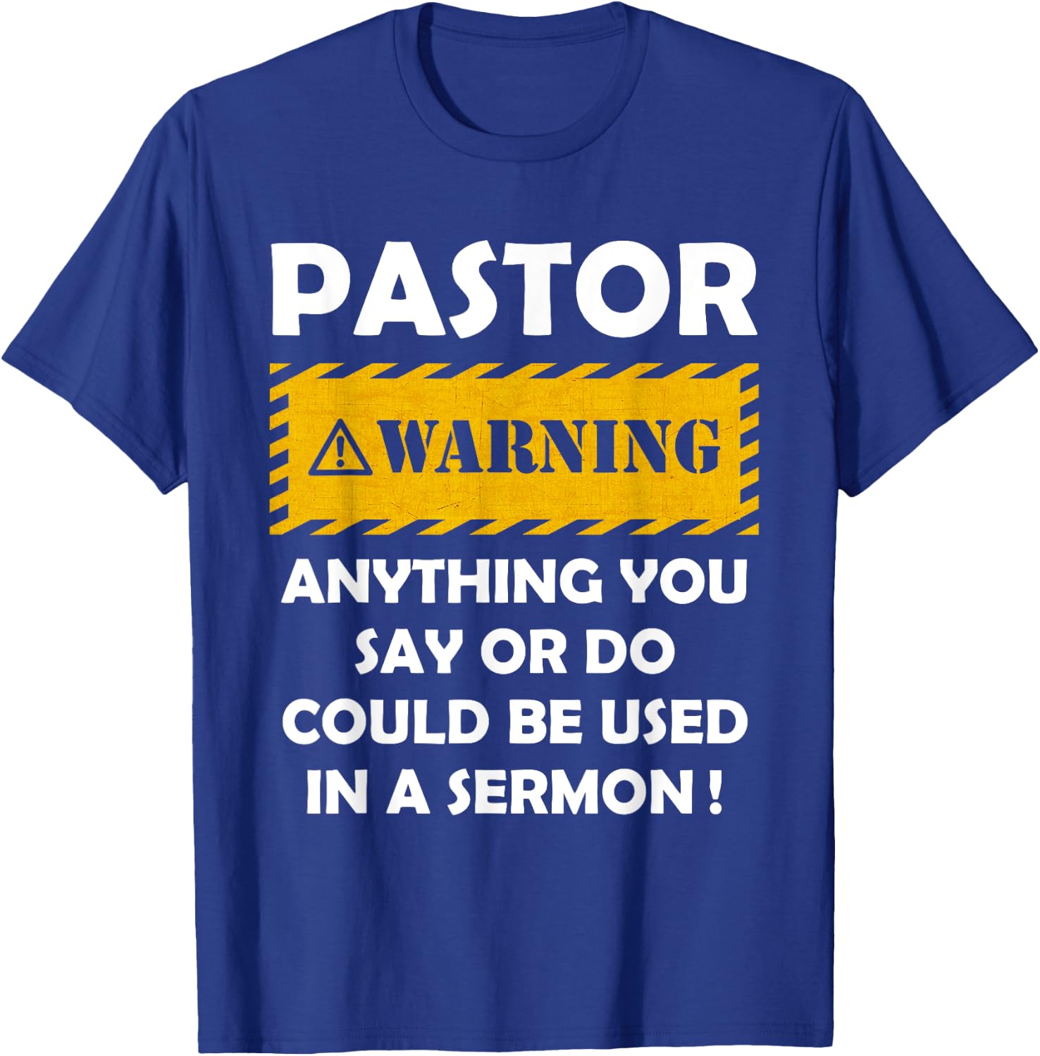 Funny Pastor Christian Jesus Believer Appreciation Men Gift T-Shirt - T-Shirt | Royal