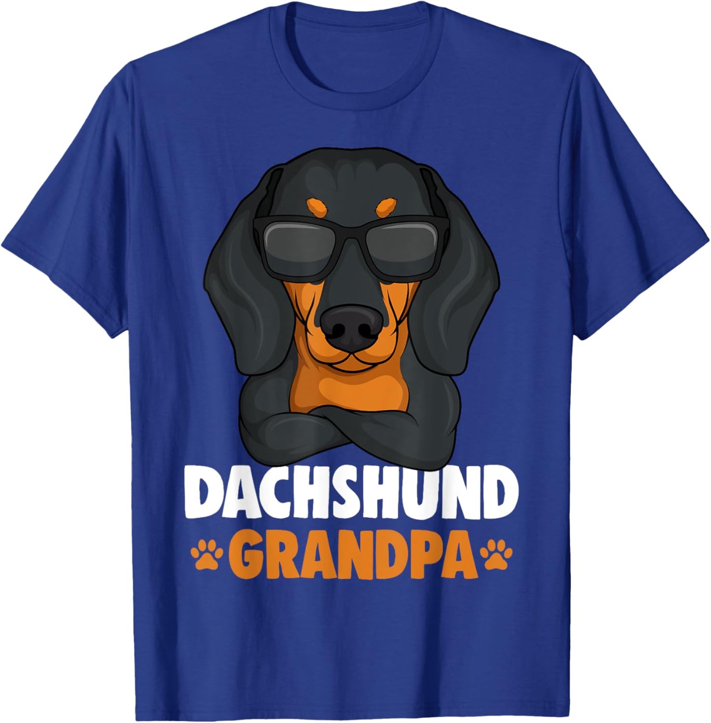 Dachshund Grandpa Weenie Dog Weiner Dog T-Shirt - T-Shirt | Royal