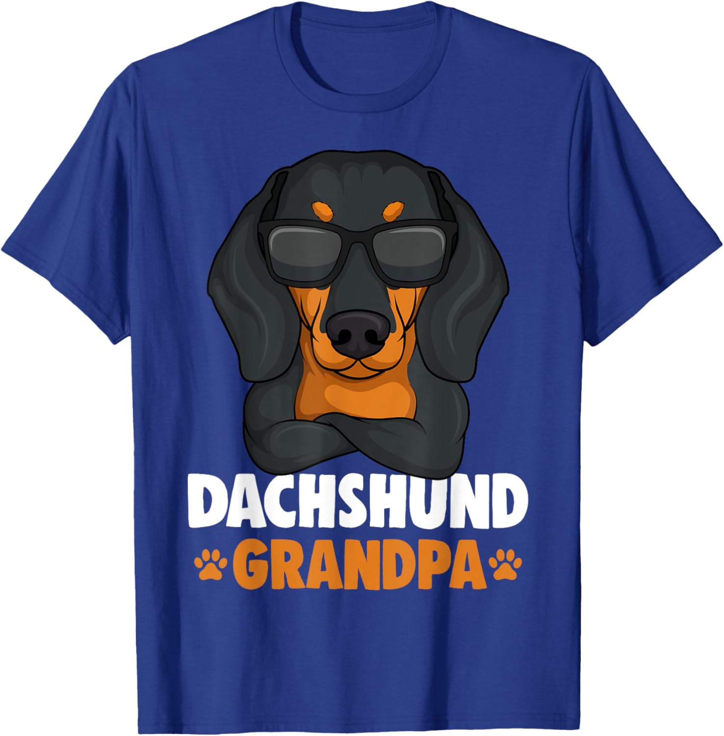 Dachshund Grandpa Weenie Dog Weiner Dog T-Shirt - T-Shirt | Royal