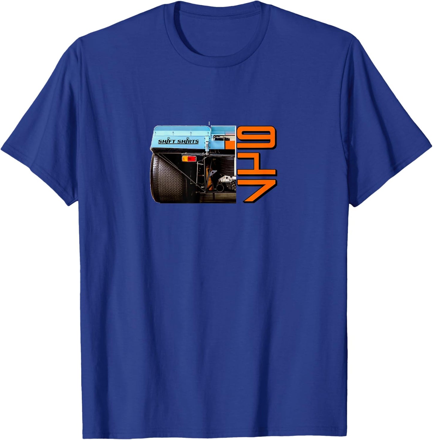 View of Dominance - Lemans 917 Racecar Inspired T-Shirt - T-Shirt | Royal