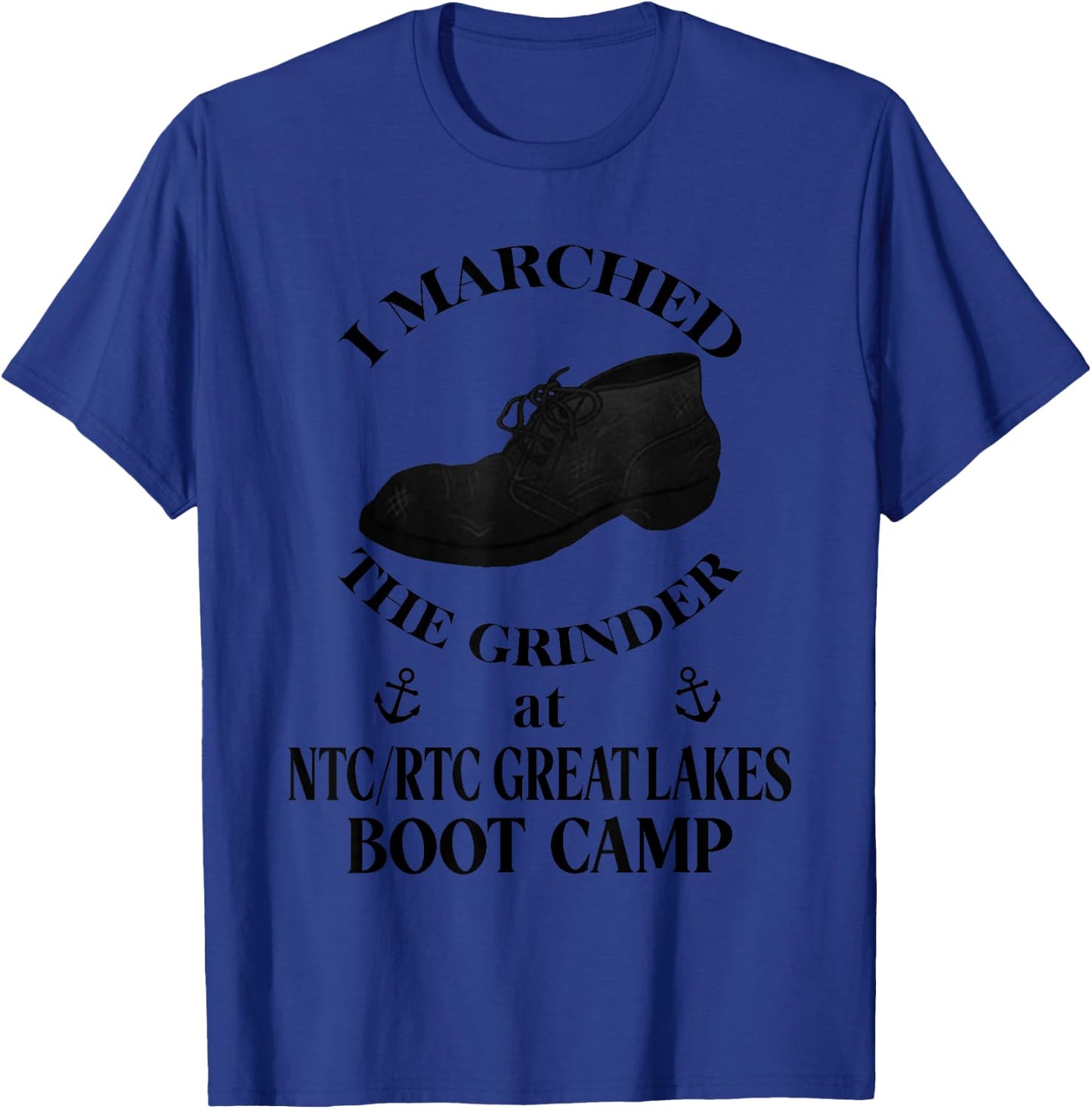 NTC RTC GREAT LAKES Boot Camp funny Sailor T-Shirt - T-Shirt | Royal