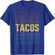Funny retro vintage tacos for Taco Tuesday and Cinco de Mayo T-Shirt - T-Shirt | Royal