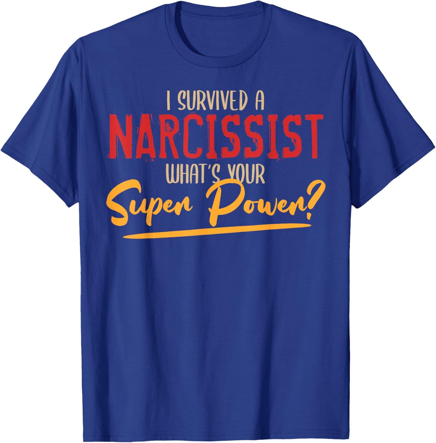 Funny Narcissist Ex Husband Wife Happily Newly Divorced T-Shirt - T-Shirt | Royal