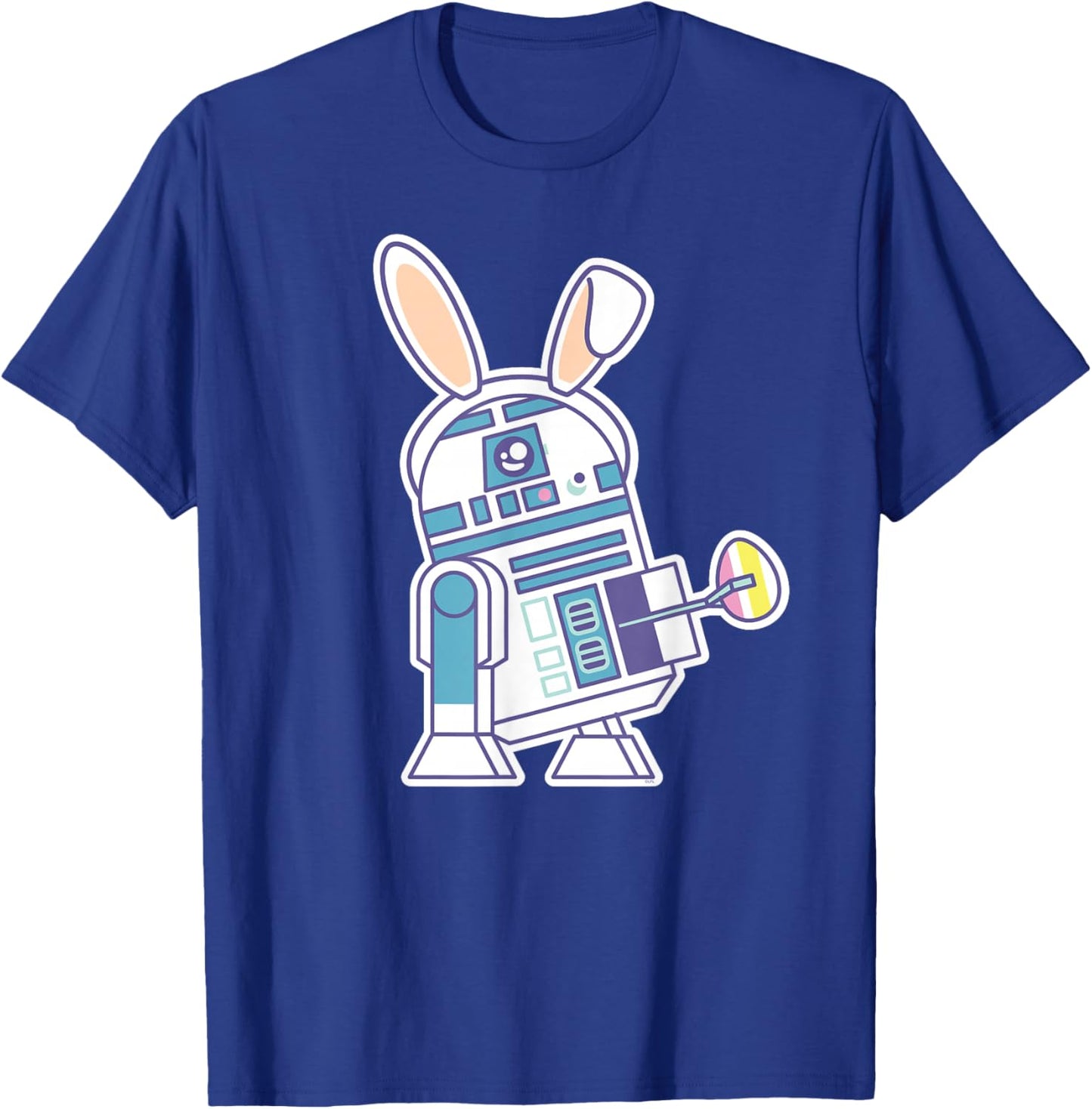 Star Wars R2-D2 Droid Cute Pastel Easter Bunny Costume & Egg T-Shirt - T-Shirt | Royal