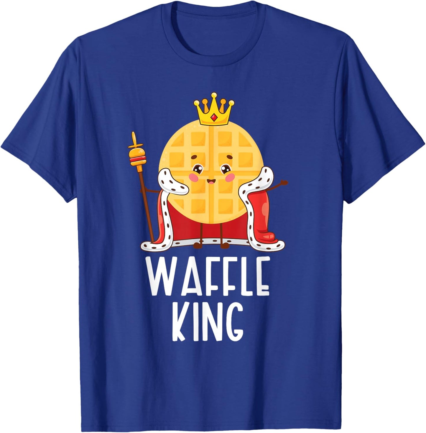 Waffle King T-Shirt - T-Shirt | Royal
