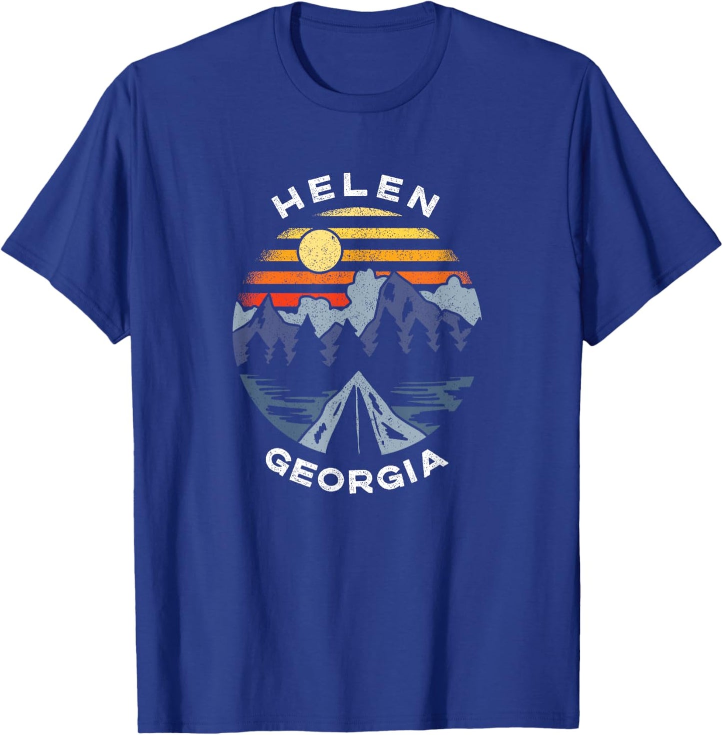 Helen Georgia Mountains Lake GA Vacation Souvenir T-Shirt - T-Shirt | Royal