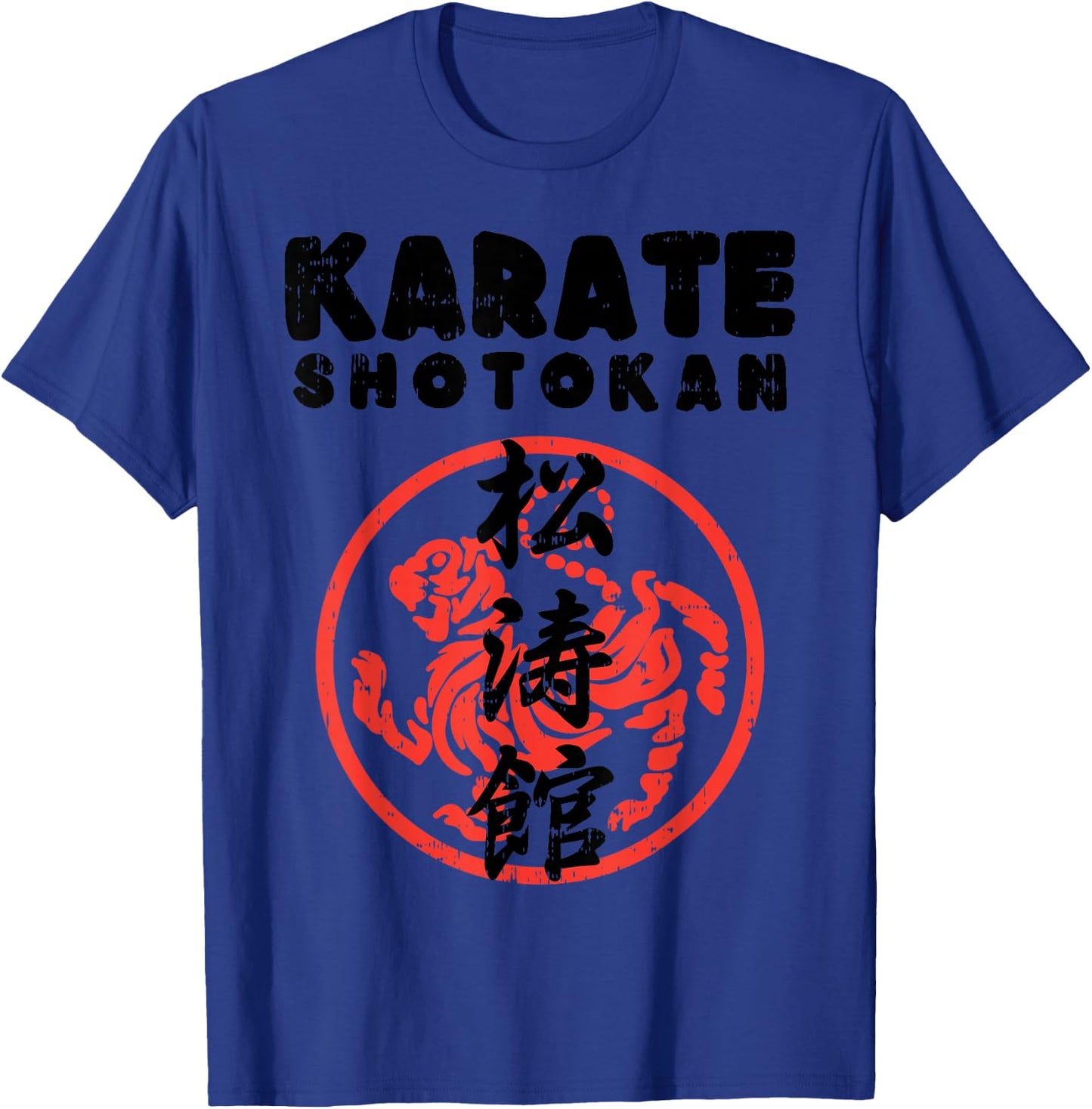 Karate Shotokan Tiger Symbol Martial Arts Men Women Gift T-Shirt - T-Shirt | Royal