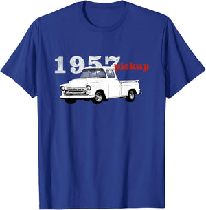 Vintage Trucks, 1957 Pickup, Pick Up Truck, Truck Driver T-Shirt - T-Shirt | Royal