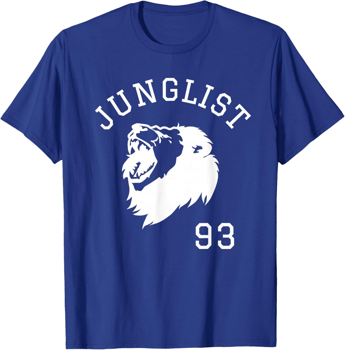 Junglist Massive Drum and Bass Lion T-Shirt - T-Shirt | Royal