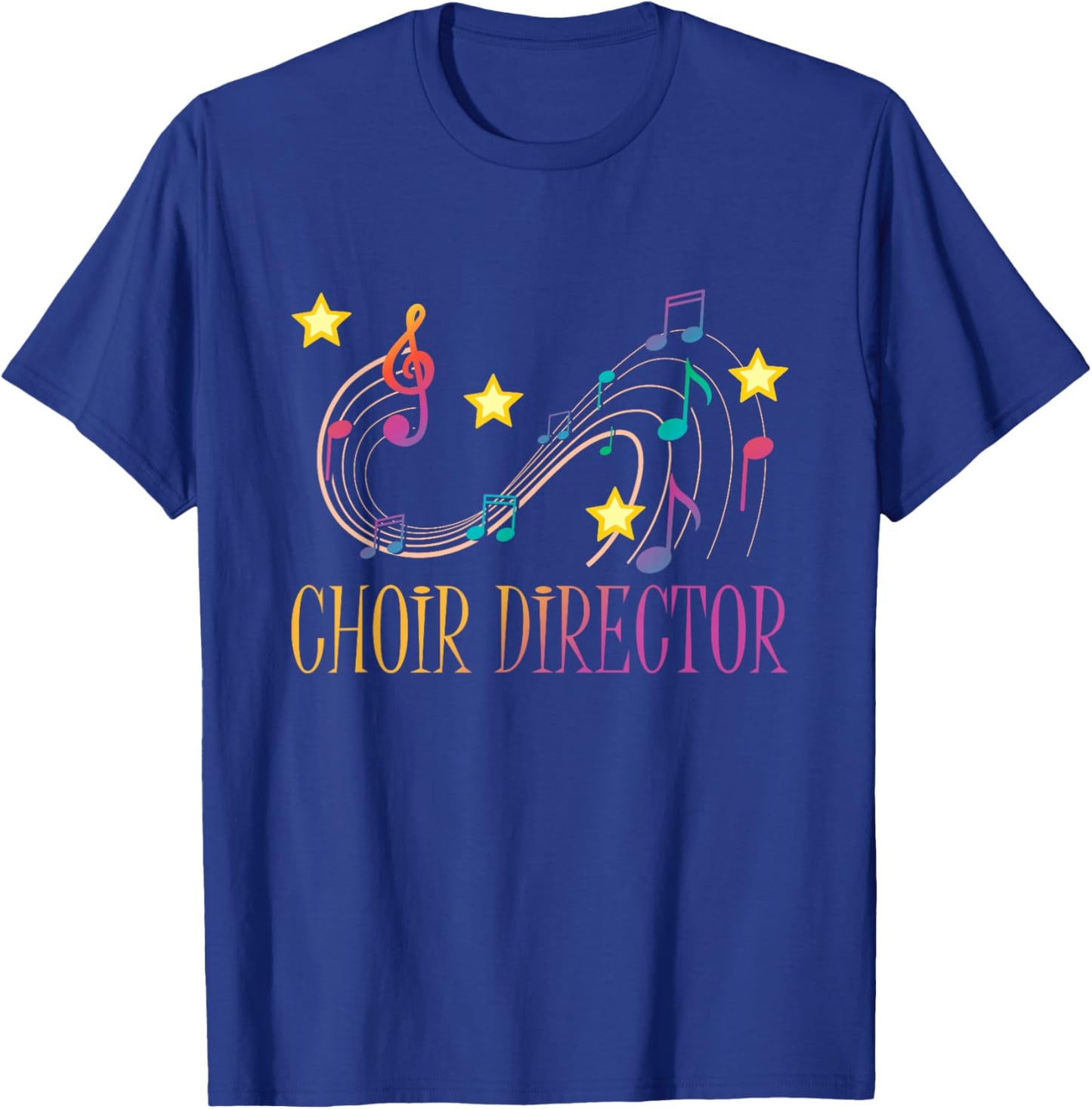 Choir Director Music Choral Teacher Gift T-Shirt - T-Shirt | Royal