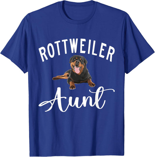Rottweiler Aunt T-Shirt - T-Shirt | Royal