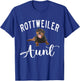 Rottweiler Aunt T-Shirt - T-Shirt | Royal