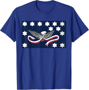 Whiskey Rebellion Flag - US History, Libertarian, Anti Tax T-Shirt - T-Shirt | Royal