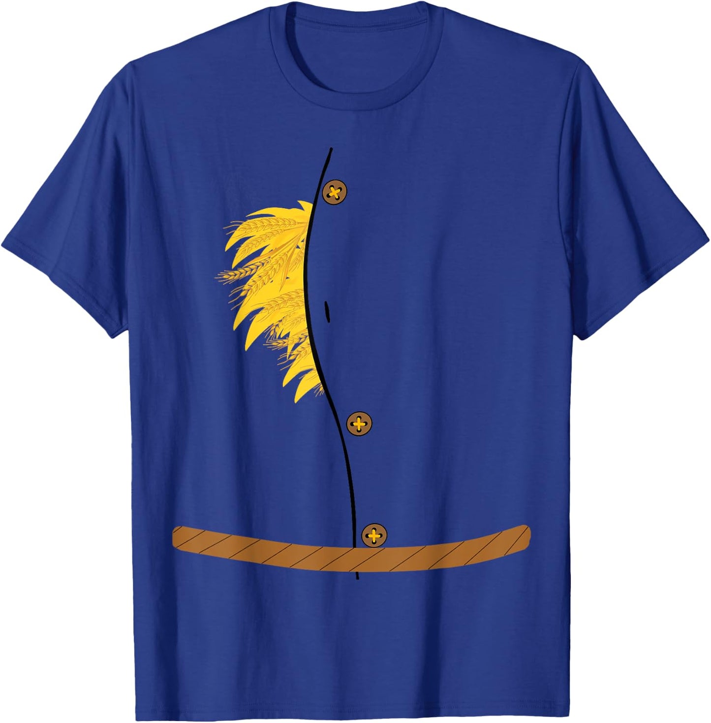 OZ Halloween Scarecrow Costume Shirt Art-Funny Wizard of OZ T-Shirt - T-Shirt | Royal