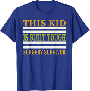 Kids Post Surgery Recovery After Heart Broken Leg Tonsils T-Shirt - T-Shirt | Royal