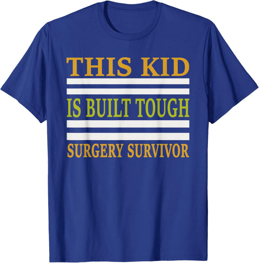 Kids Post Surgery Recovery After Heart Broken Leg Tonsils T-Shirt - T-Shirt | Royal