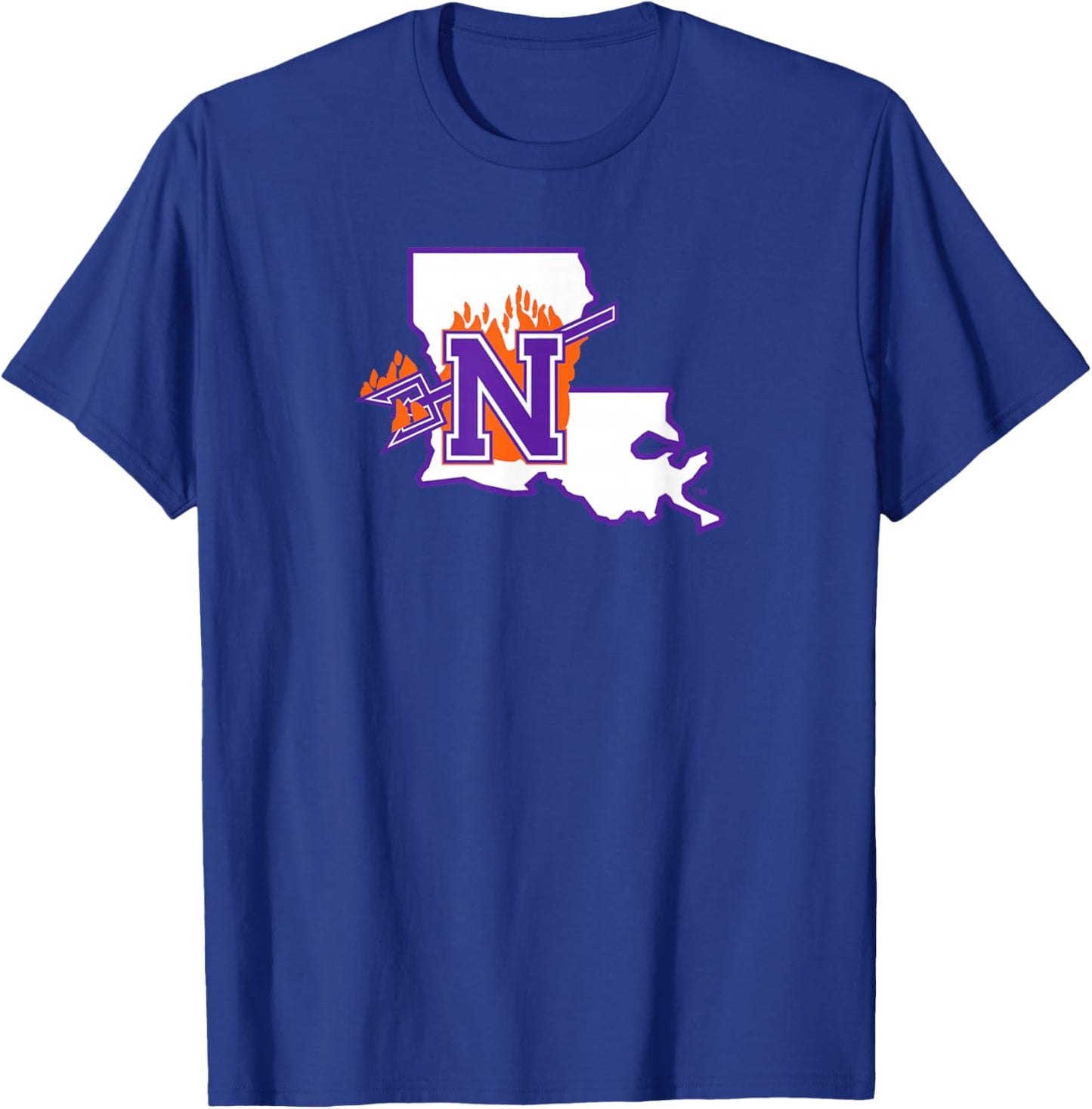 Northwestern State University NSU Demons Primary Logo T-Shirt - T-Shirt | Royal