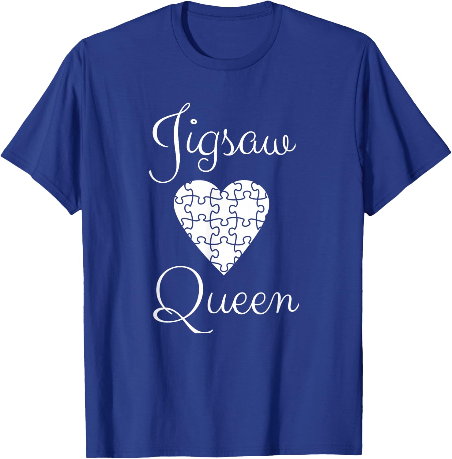 Jigsaw Queen Puzzle Lover Gift Girls Women T-Shirt - T-Shirt | Royal