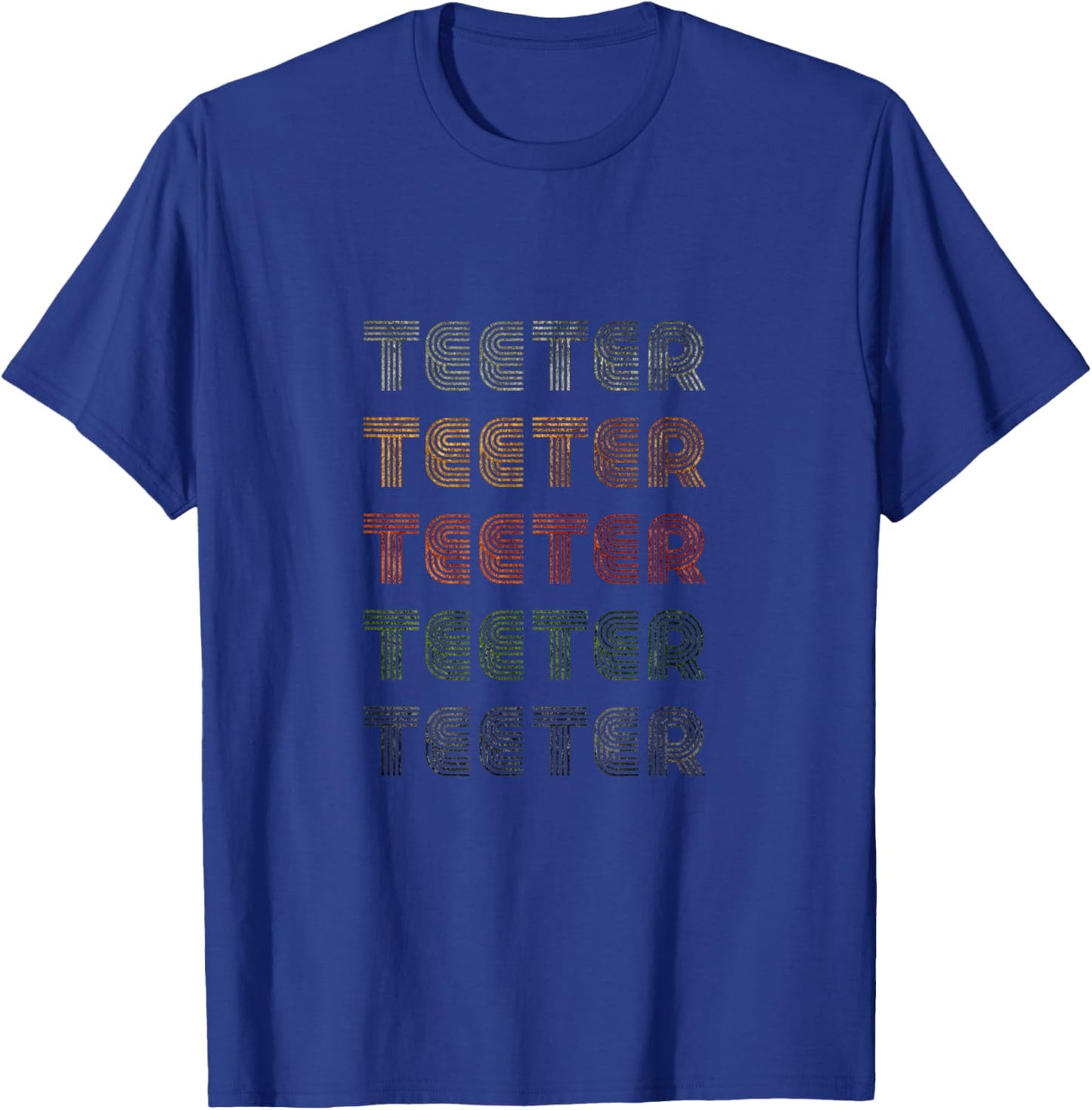 Love Heart Teeter Grunge Vintage Style Black Teeter T-Shirt - T-Shirt | Royal