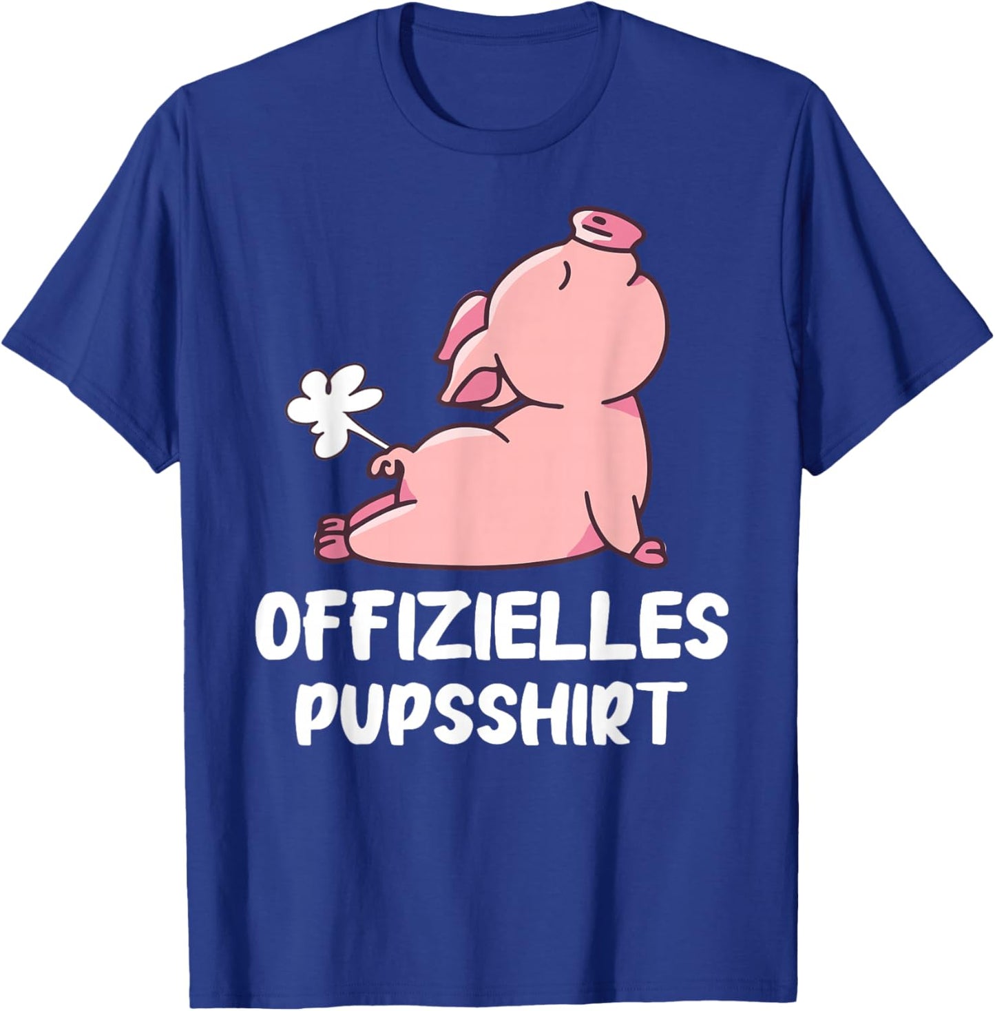 Schwein Offizielles Pupsshirt Pupsen Furz Furzen Schweinchen T-Shirt - T-Shirt | Royal