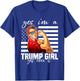 Yes I'm A Trump Girl Get Over It Trump 2024 T-Shirt - T-Shirt | Royal