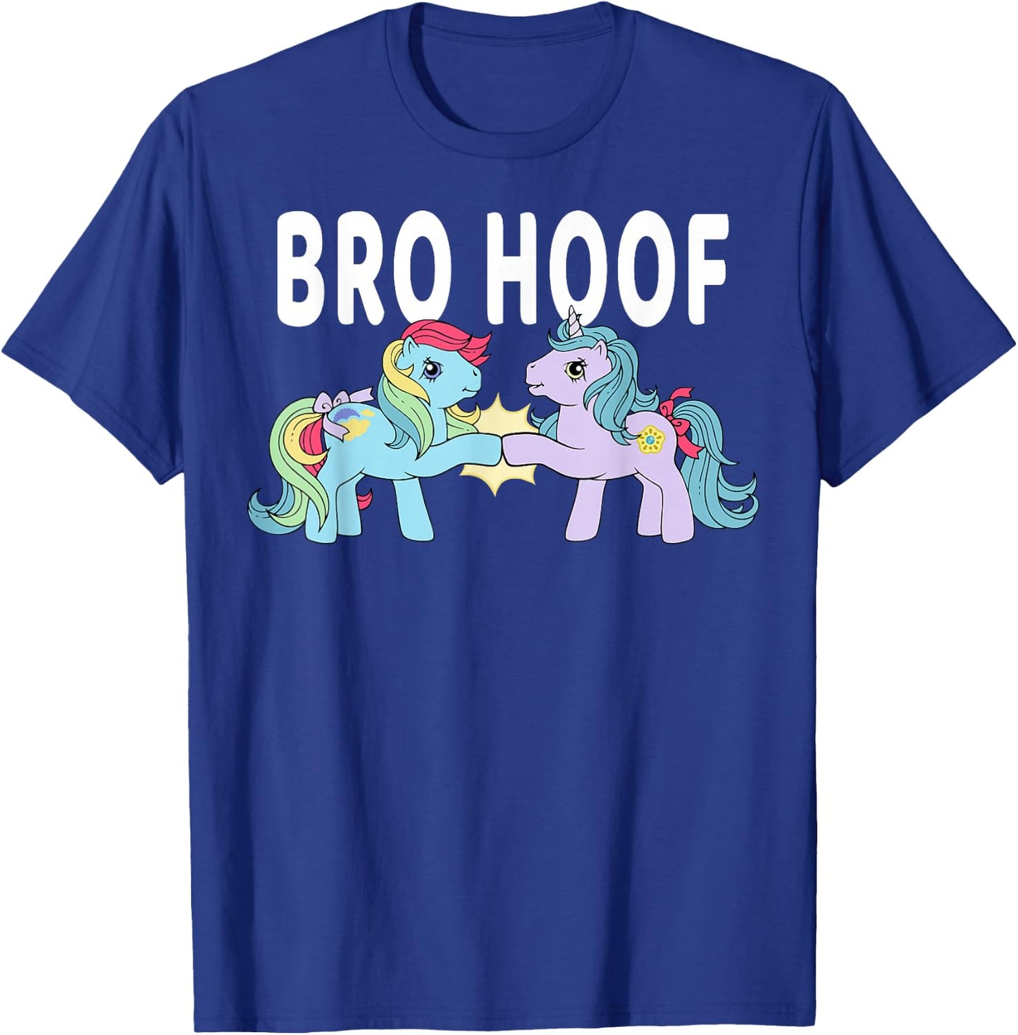 My Little Pony Bro Hoof Vintage Rainbow Ponies T-Shirt - T-Shirt | Royal