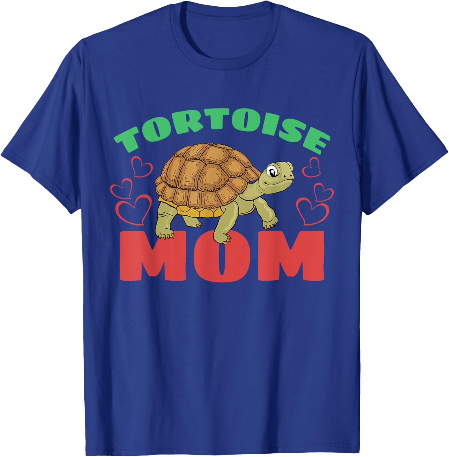 Tortoise Mom Sea Turtle Marine Animal T-Shirt - T-Shirt | Royal