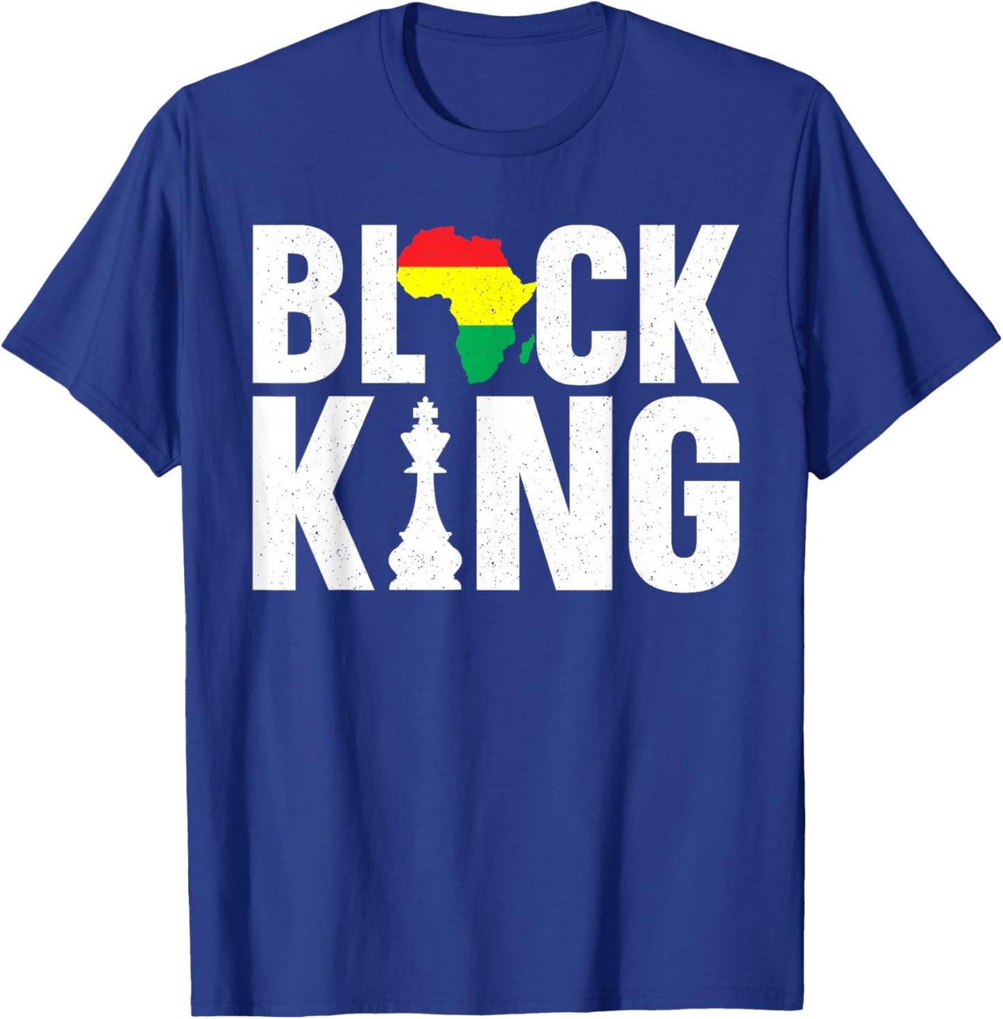 Cool Black King Art Dad Boys Africa Map African King T-Shirt - T-Shirt | Royal