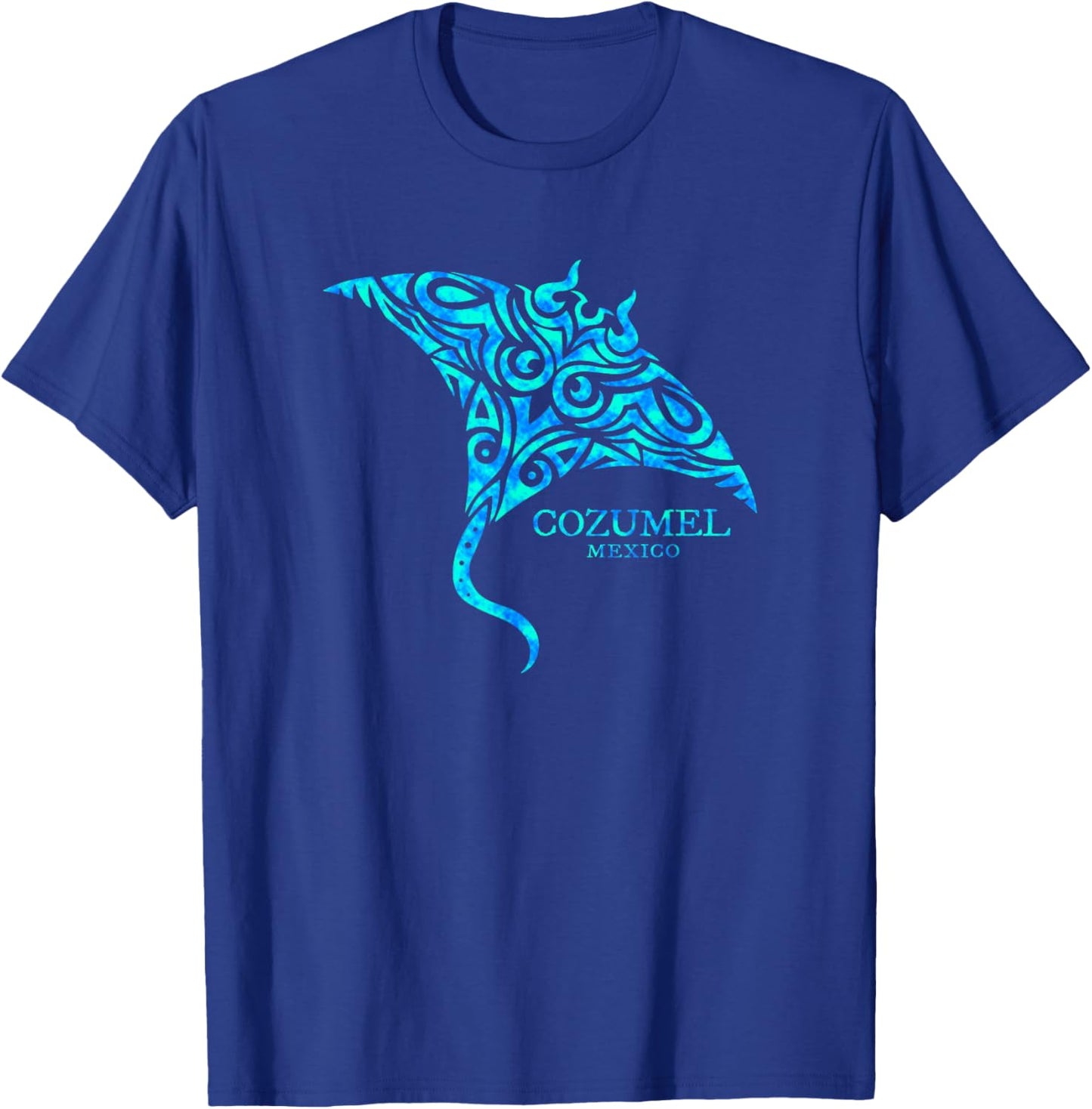 Cozumel Mexico Stingray Boys Girls Souvenir T-Shirt - T-Shirt | Royal