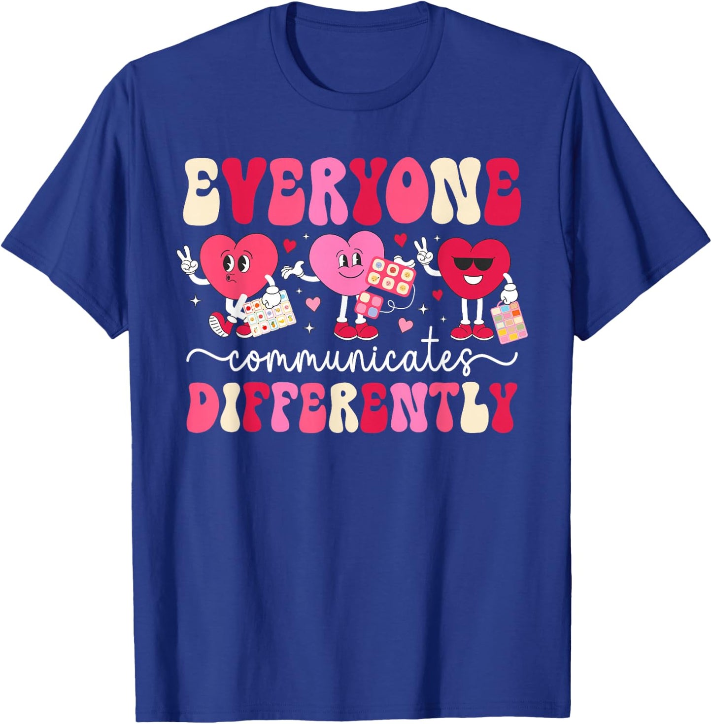 Valentine SLP Valentines Day Speech Language Pathologist T-Shirt - T-Shirt | Royal