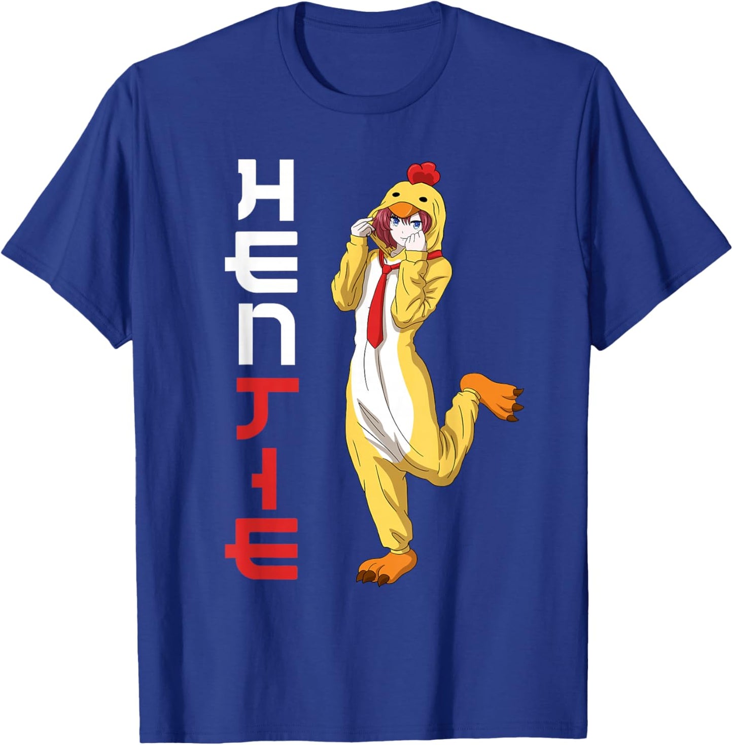 Hen Tie T-Shirt - T-Shirt | Royal