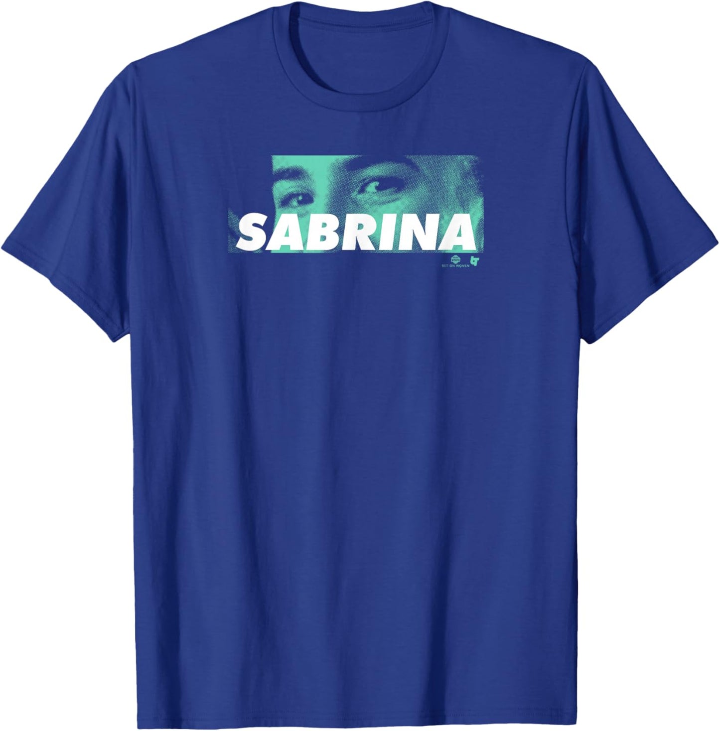 Sabrina Ionescu - Sabrina Eyes - New York Basketball T-Shirt - T-Shirt | Royal