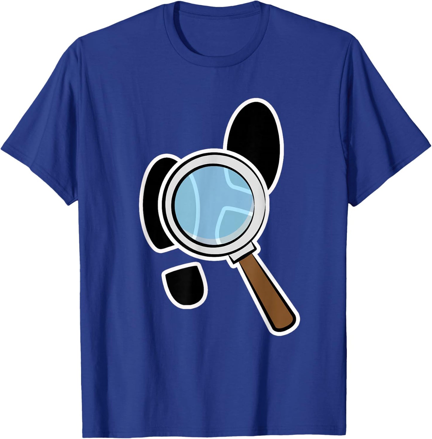 Detective design - magnifying glass T-Shirt - T-Shirt | Royal