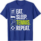 Cute Tennis Novelty Women Tennis Lover Tennis Player T-Shirt - T-Shirt | Royal