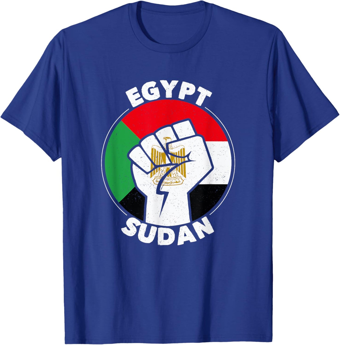 Egypt Sudan Proud Egyptian & Sudanese Countries Flag T-Shirt - T-Shirt | Royal