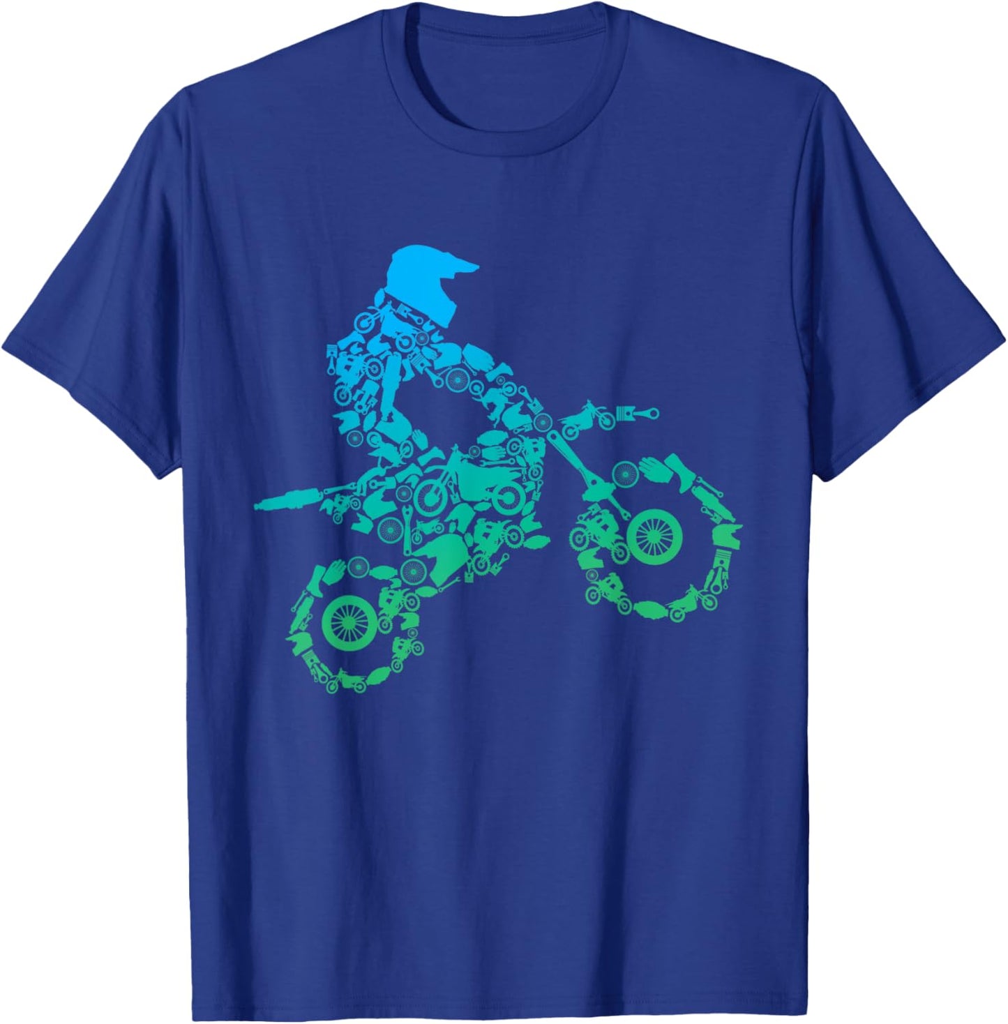 Mechanic's Choice: Dirt Bike Spare Parts MX Rider Men Boys T-Shirt - T-Shirt | Royal