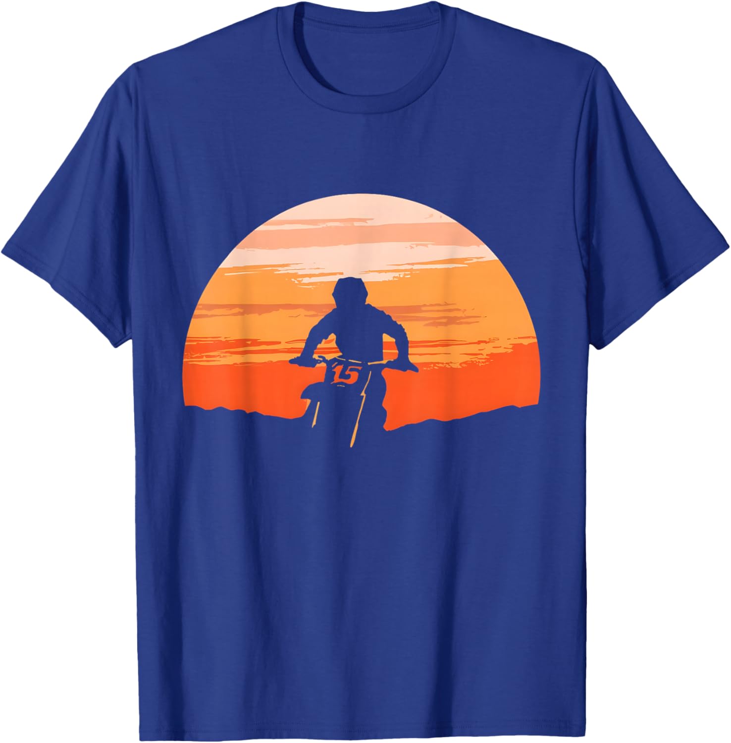 Motocross Dirt Bike Motocross Dirtbike Enduro kids Boys Men T-Shirt - T-Shirt | Royal
