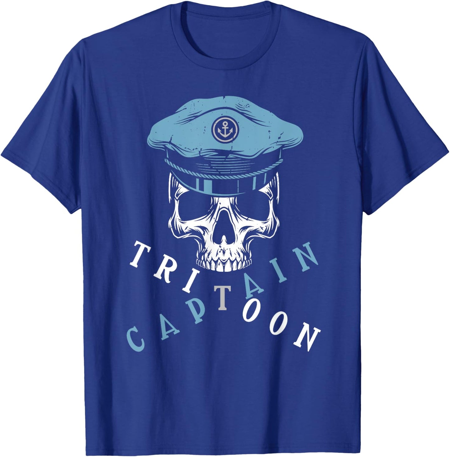 Boating Tritoon Captain Flatboat Life Pontoon Women T-Shirt - T-Shirt | Royal