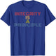 Integrity Is A Principle retro 70s vintage T-Shirt - T-Shirt | Royal