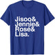Jisoo, Jennie, Rosé, and Lisa T-Shirt - T-Shirt | Royal