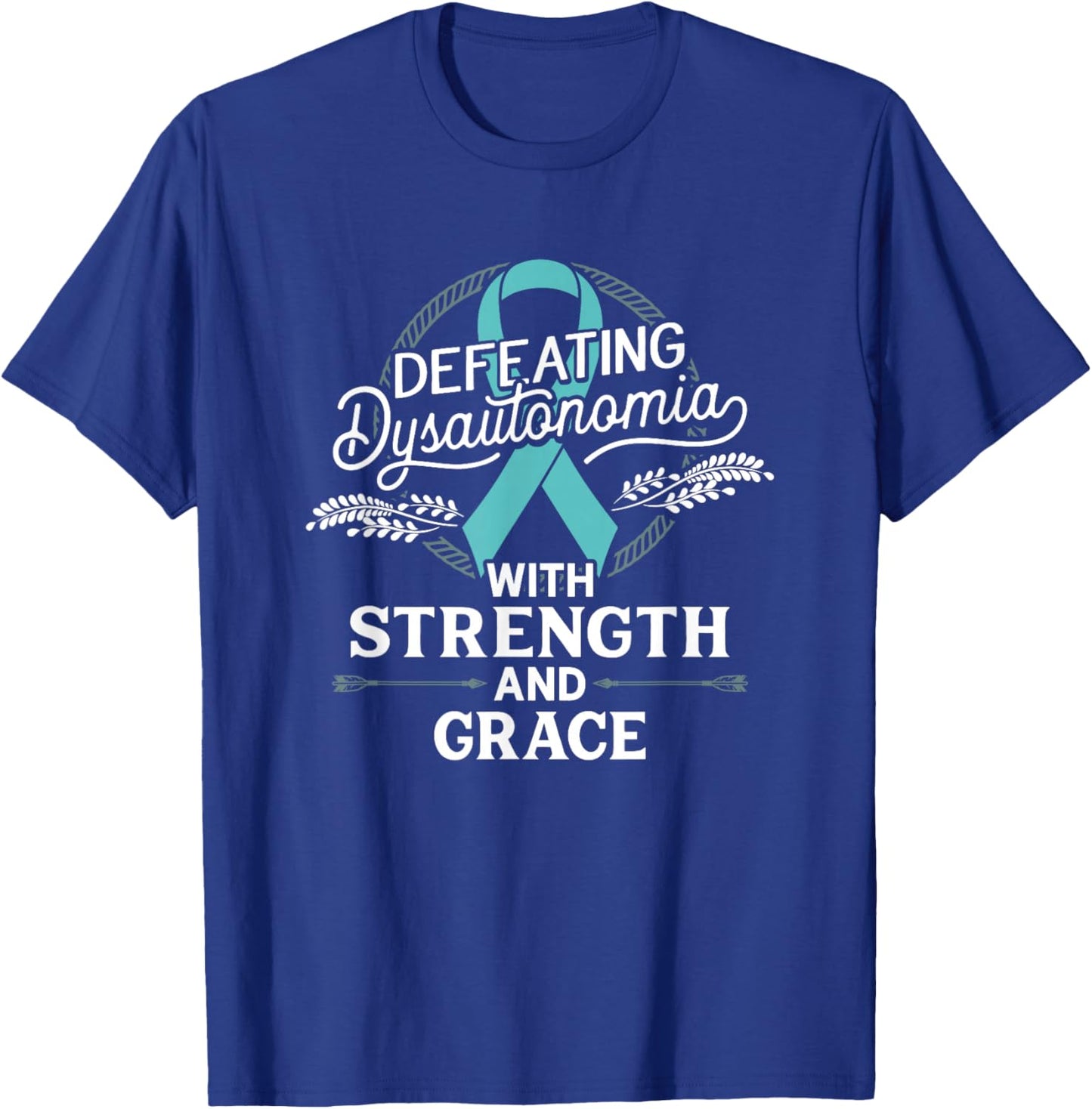 Defeating Dysautonomia Turquoise Pots Dysautonomia Awareness T-Shirt - T-Shirt | Royal