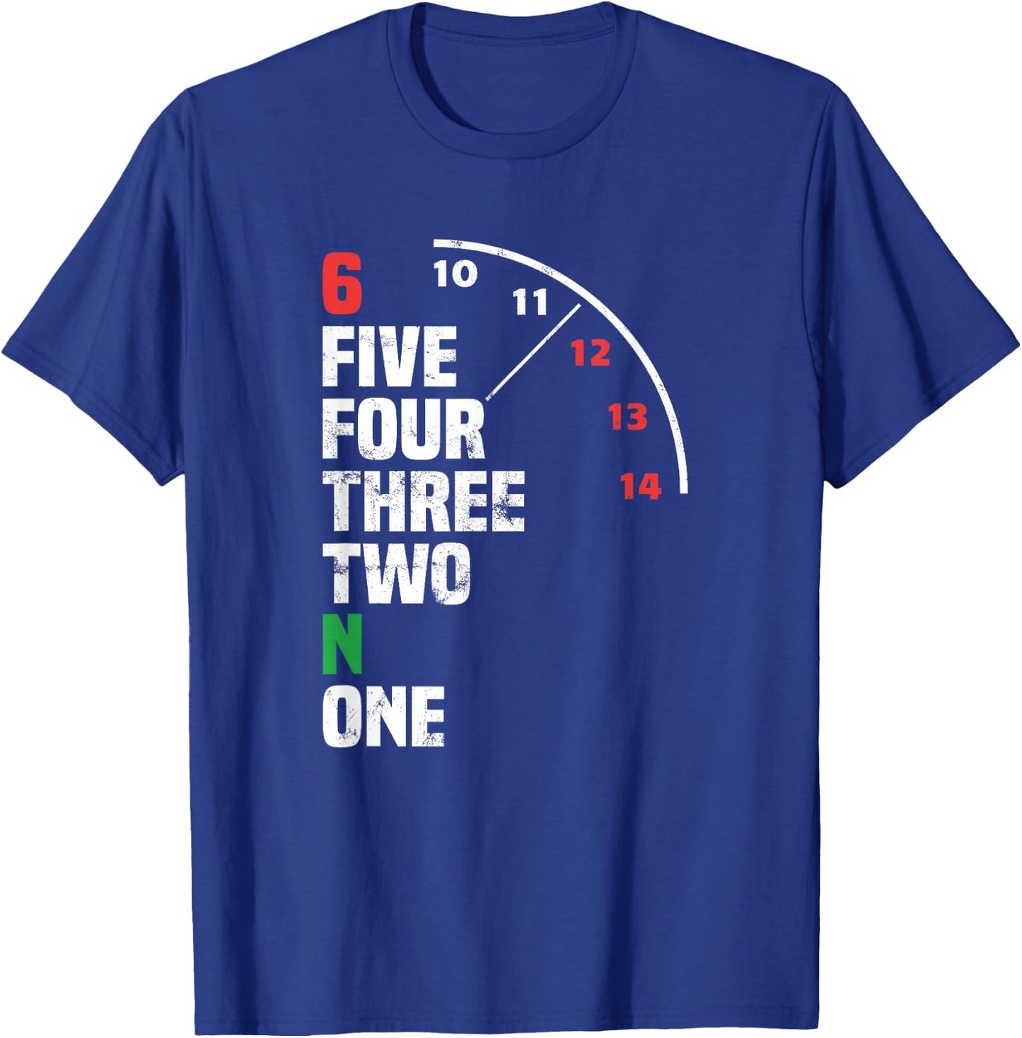 Motorcycle Gear Shift Pattern Motorcyclist T-Shirt - T-Shirt | Royal