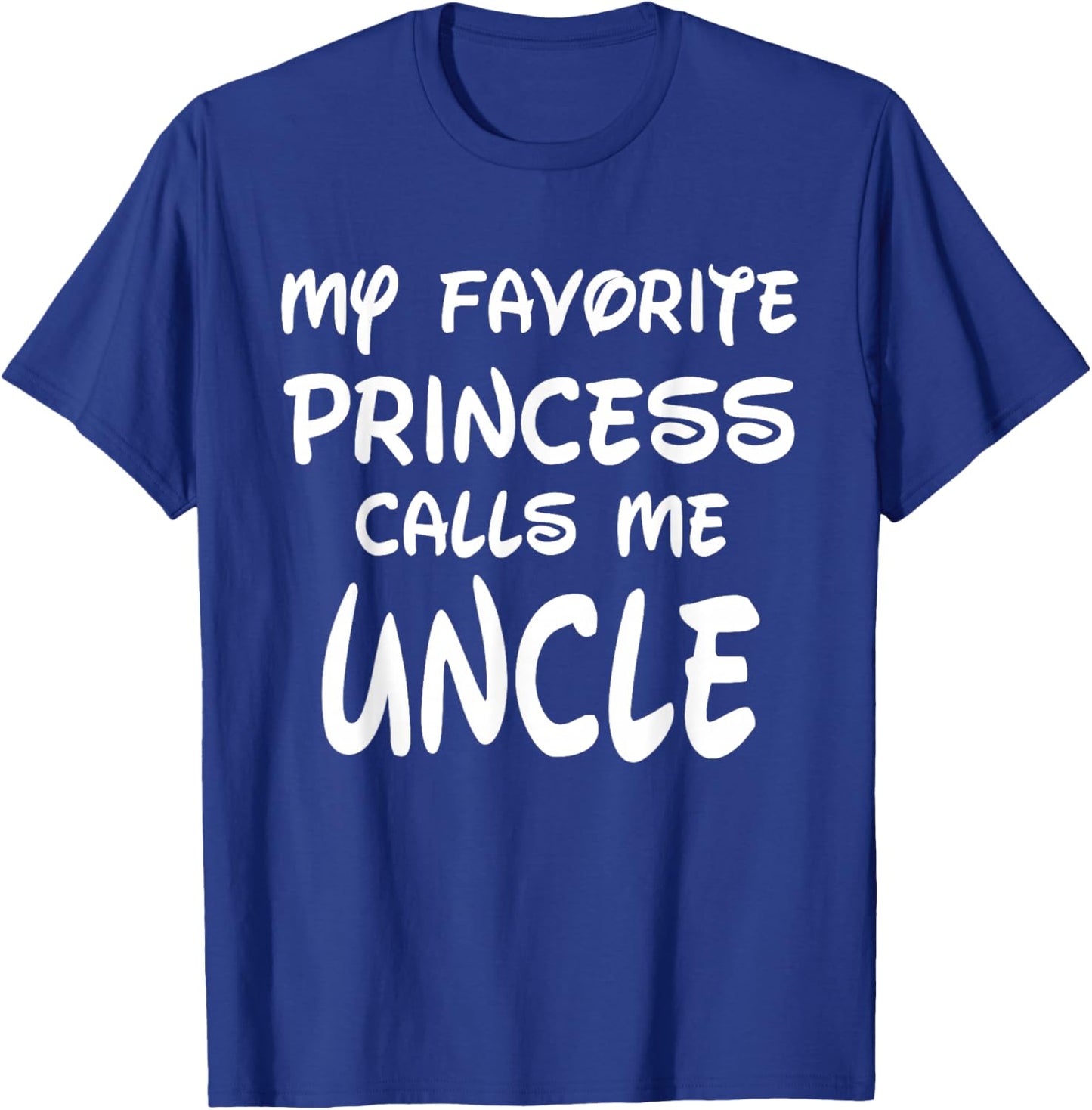 My Favorite Princess Calls Me Uncle Vintage Christmas Xmas T-Shirt - T-Shirt | Royal