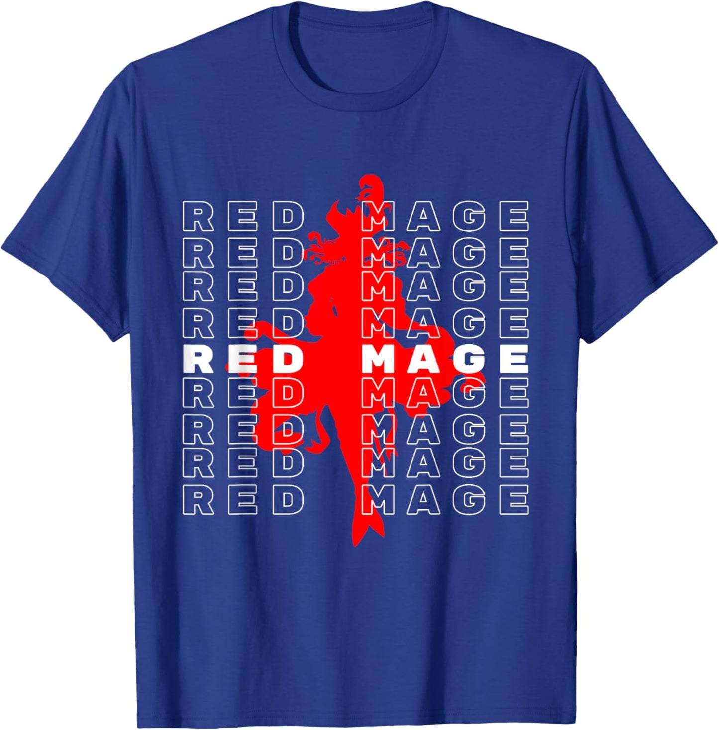Red Mage Aesthetic - For Warriors of Light & Darkness T-Shirt - T-Shirt | Royal