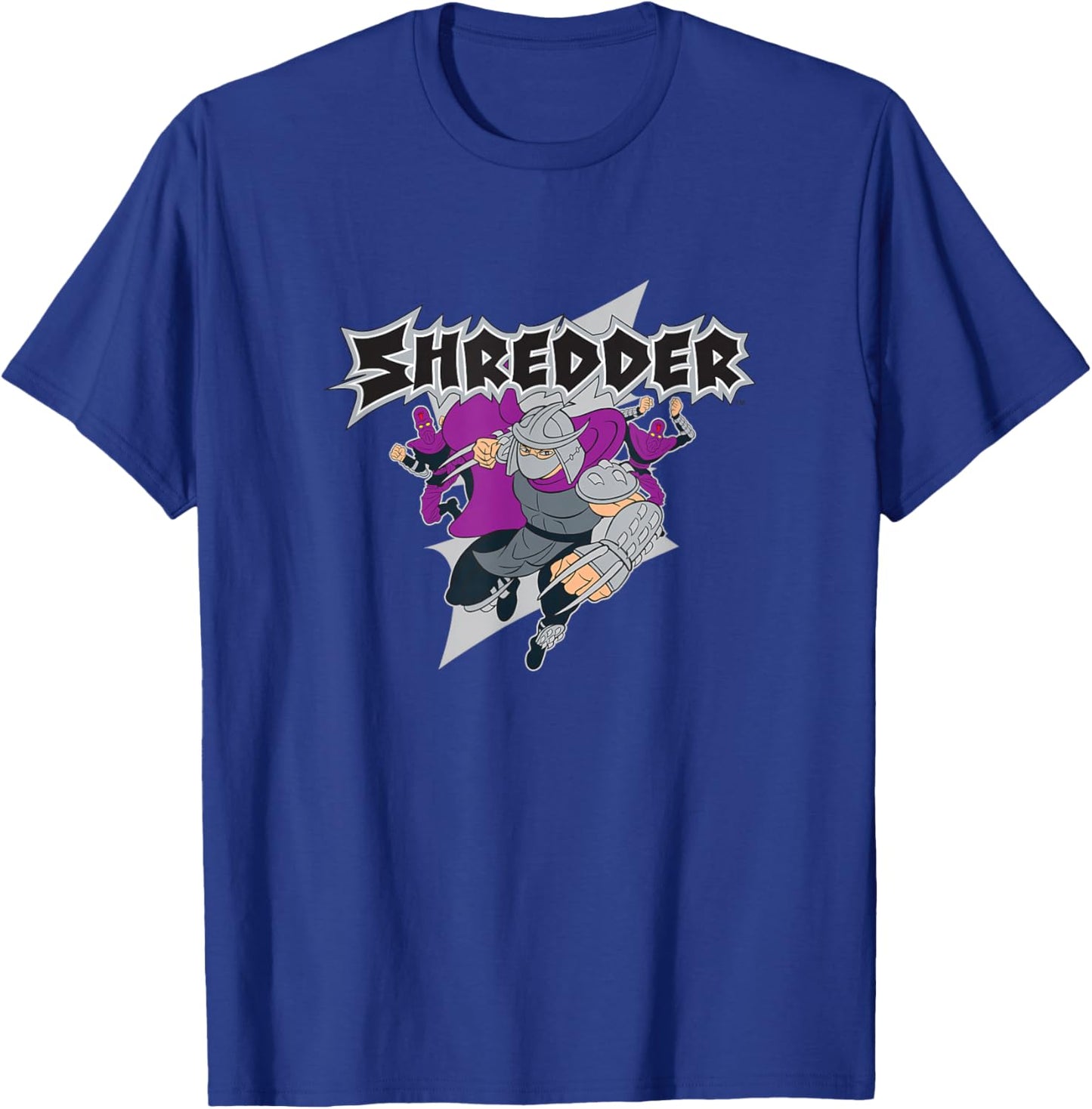 Teenage Mutant Ninja Turtles Shredder Ready To Fight Poster T-Shirt - T-Shirt | Royal