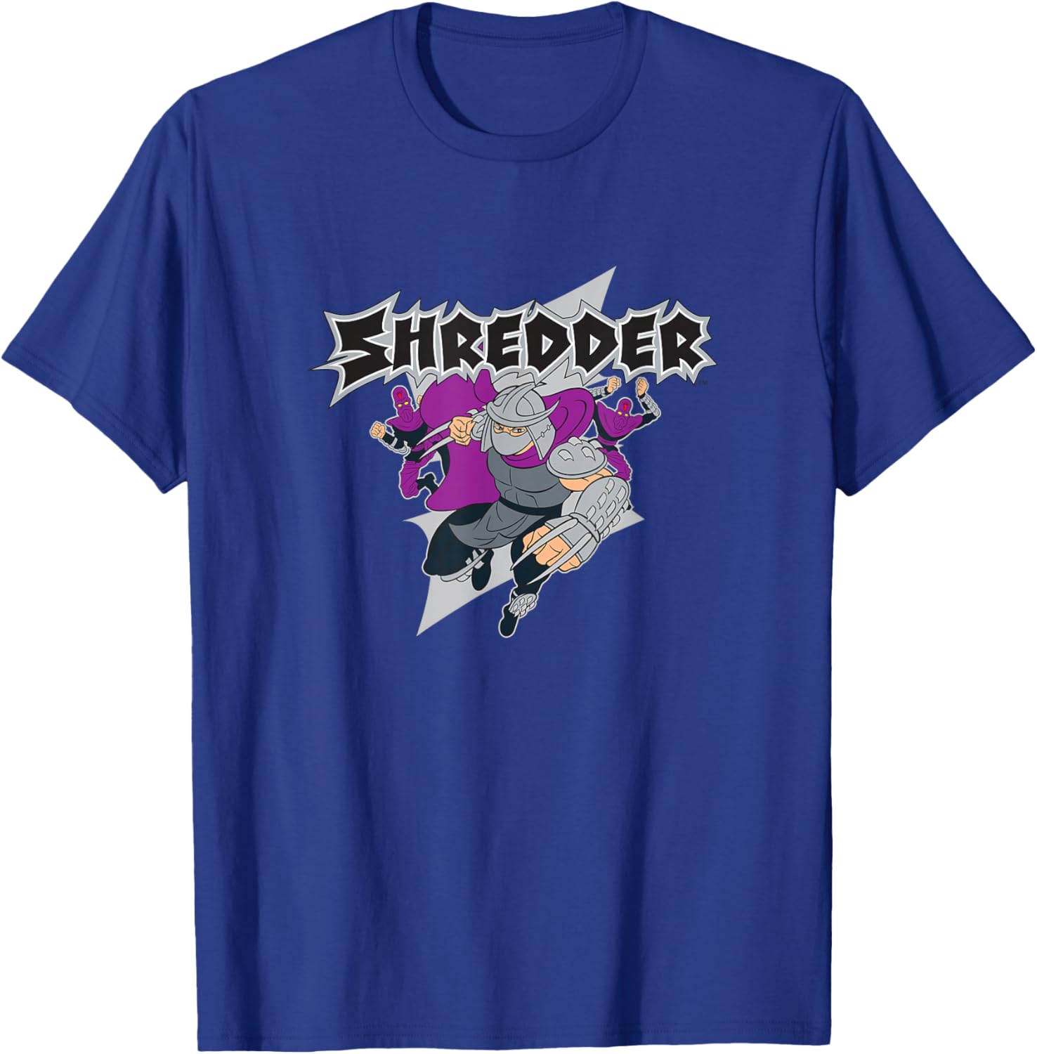 Teenage Mutant Ninja Turtles Shredder Ready To Fight Poster T-Shirt - T-Shirt | Royal